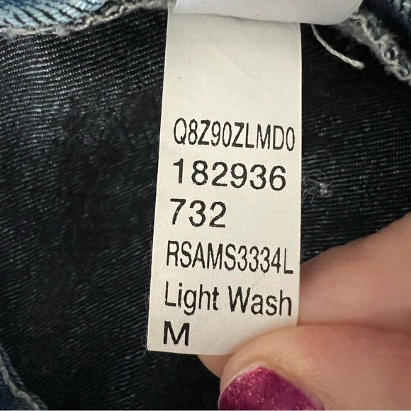 American Apparel Denim The Easy Jean Stretch Skinny Size Medium‎ Retro Light - Picture 8 of 8